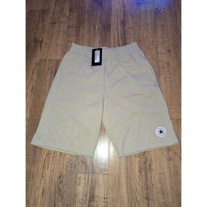Converse Unisex Knit Bottom Shorts Size Medium Pale Surplus